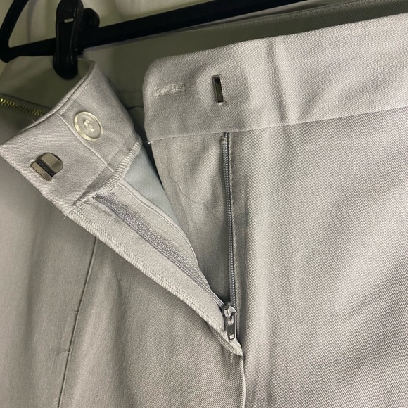 Alfani Ash Grey Suit Pants Size 8 Slim Leg Tummy Control New w/ Tags - Picture 8 of 8